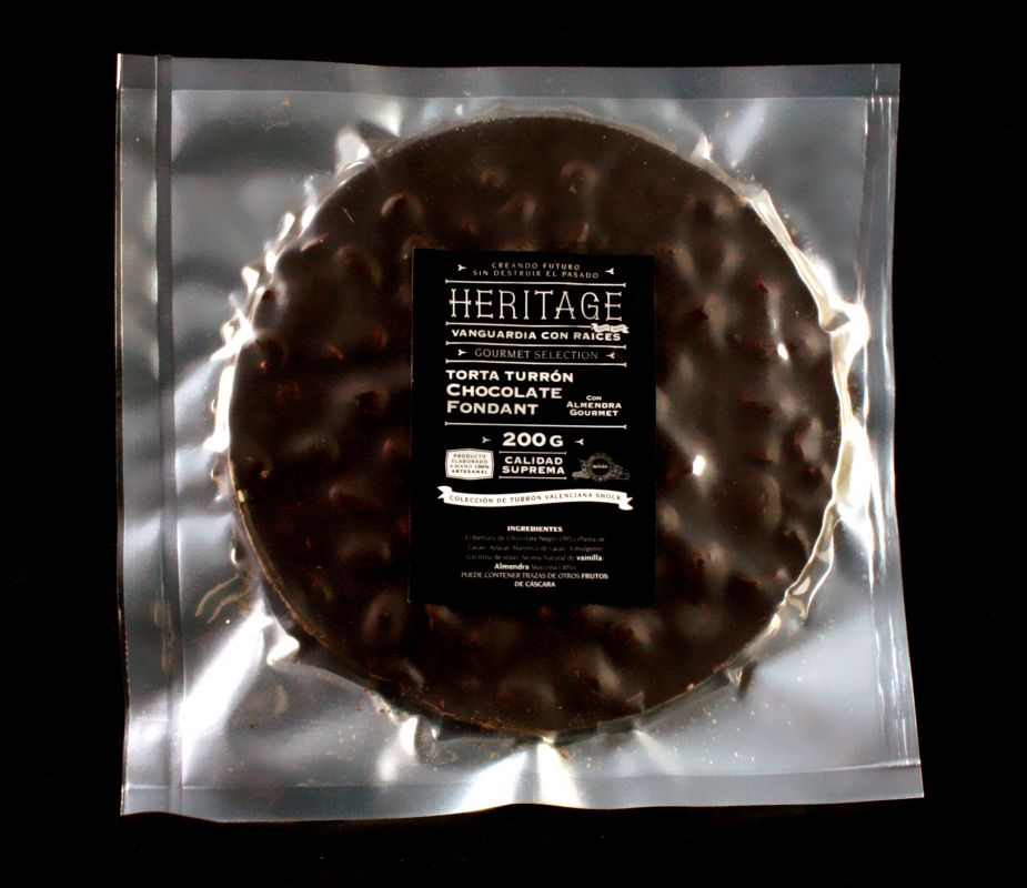 Heritage Chocolate Fondant Turron cake (200gr)